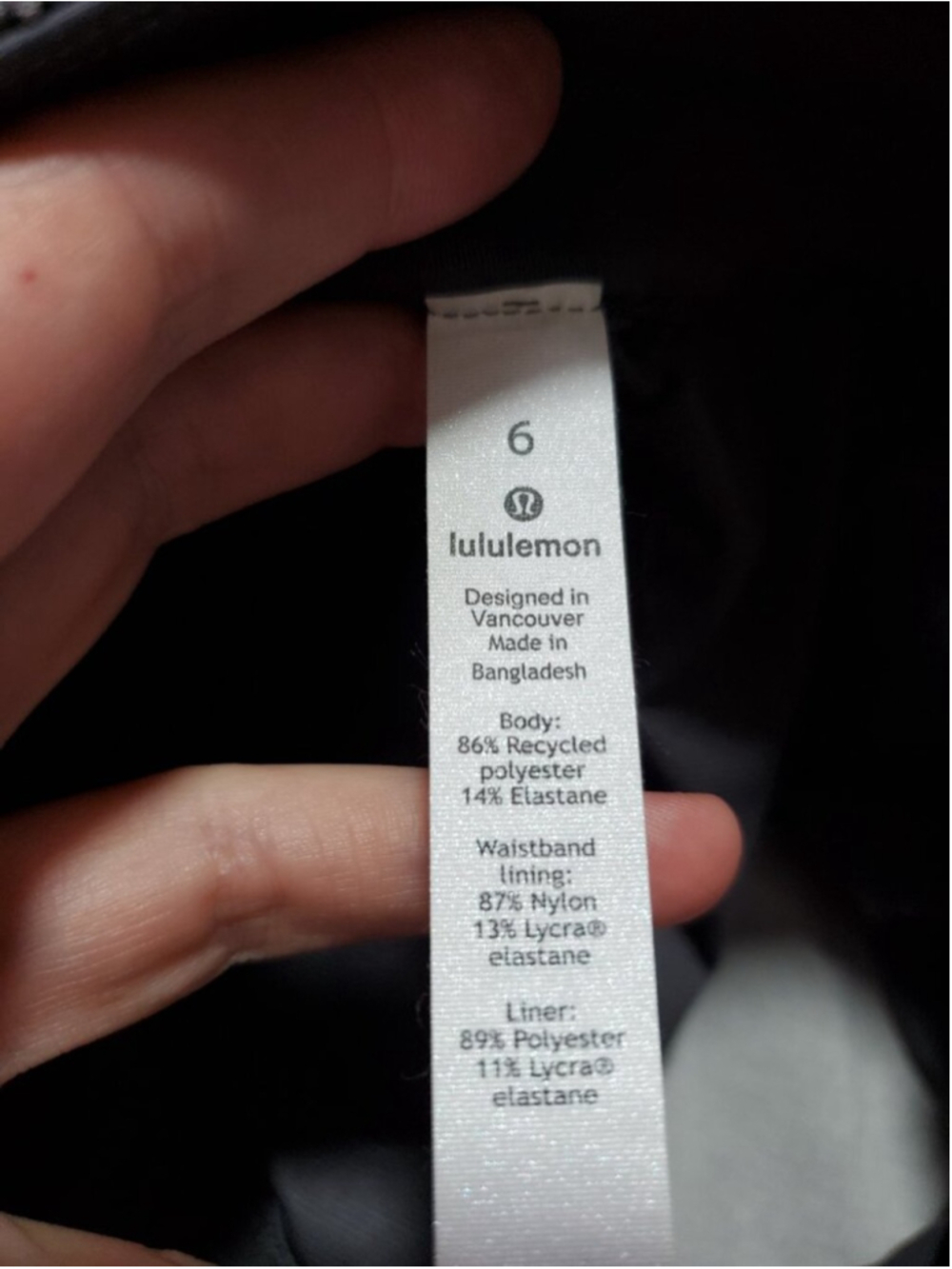 LULULEMON Tracker Short V 3.5" Heathered Black Sz 6 Running Gym Swift Athleisure - Picture 10 of 13
